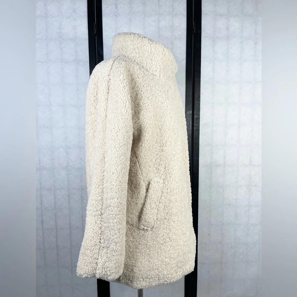 banana republic sherpa cocoon coat XS